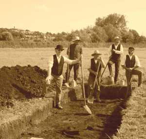 old time excavation